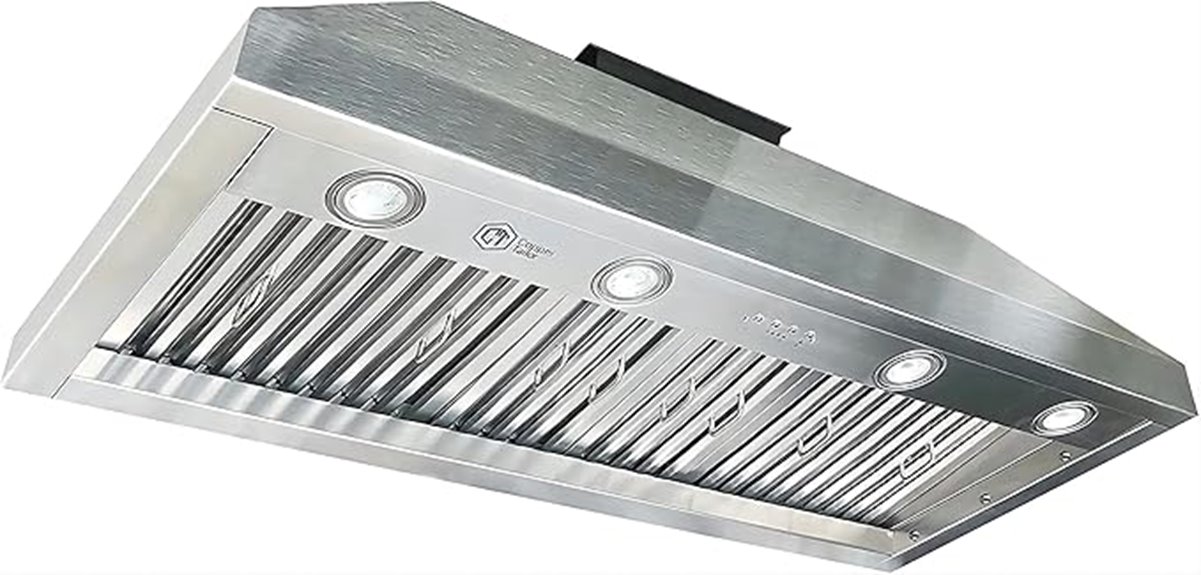 42 inch copper range hood