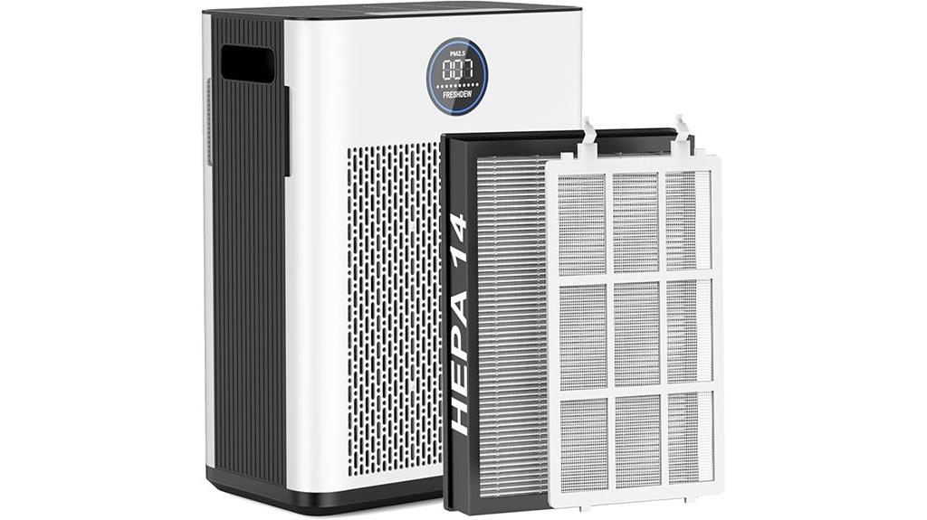 air purifier with h14 filter