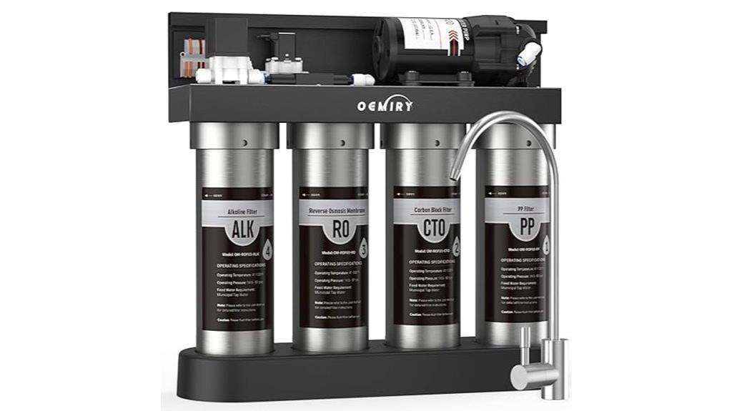 alkaline uv ro faucet