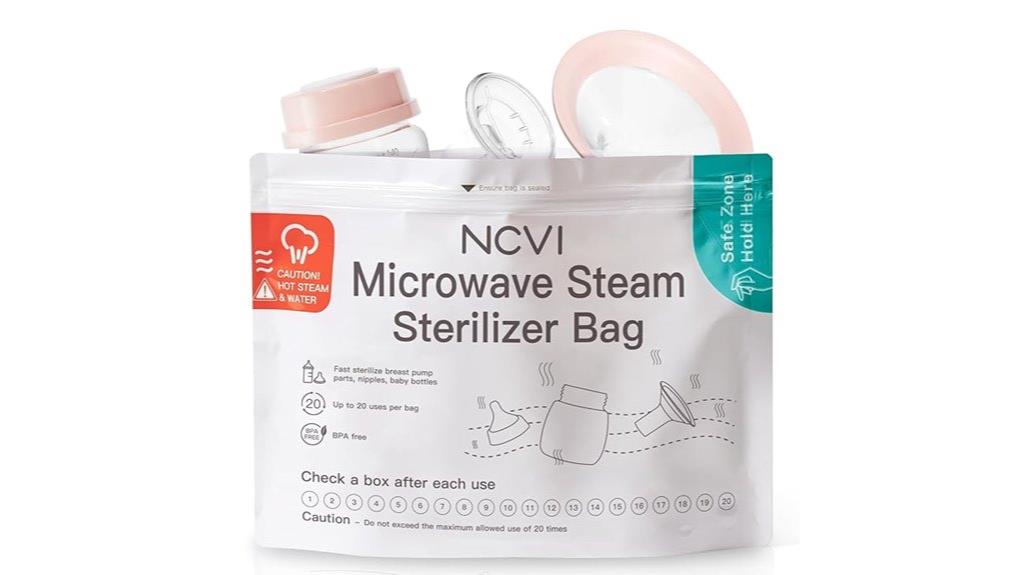 baby bottle sterilizer bags
