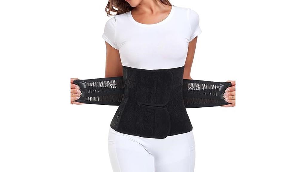 black postpartum abdominal support