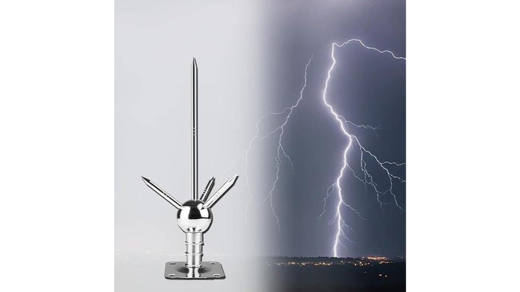 brass 37cm lightning rod