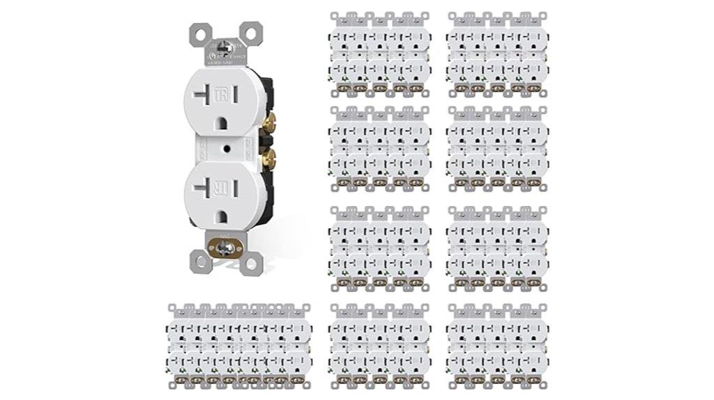 bulk 50 pack electrical outlets