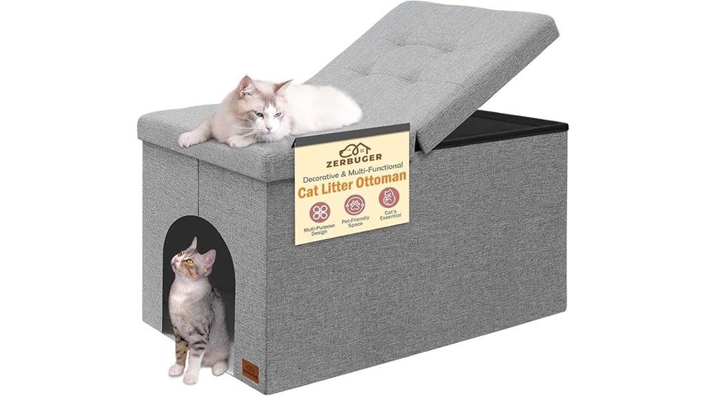 cat litter storage furniture