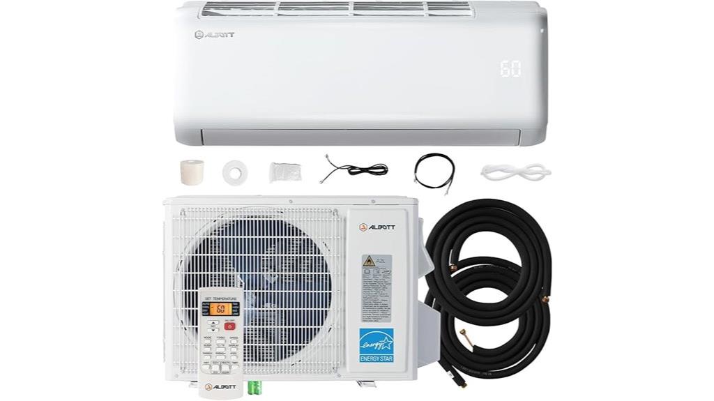compact 12000 btu heat pump