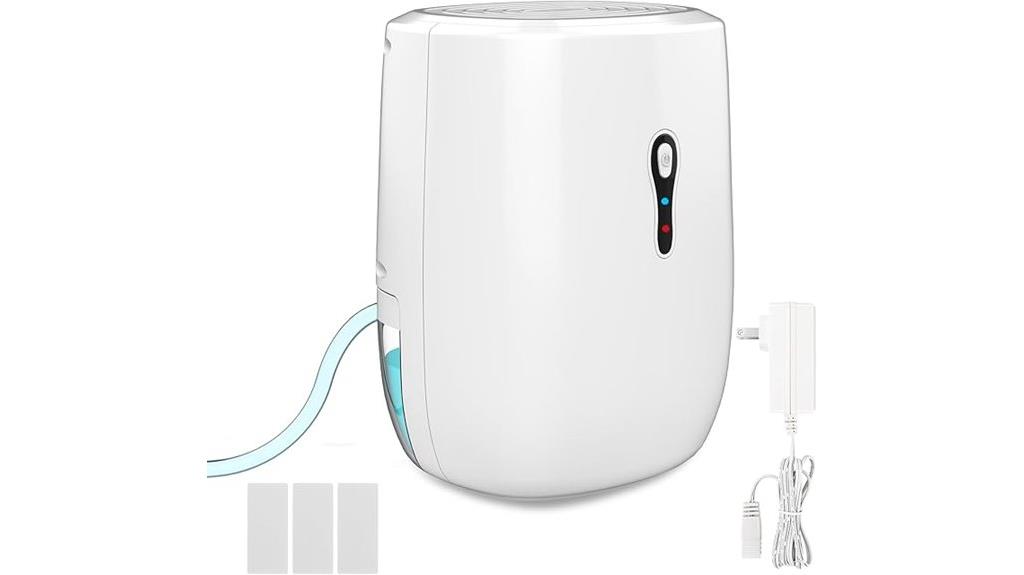 compact portable dehumidifier with drain