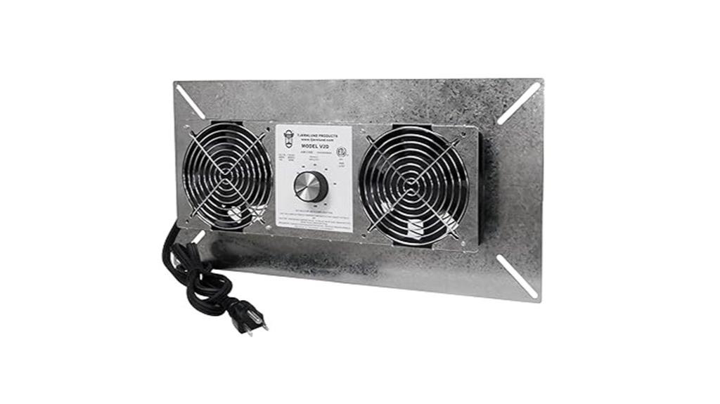 crawlspace moisture ventilation fan