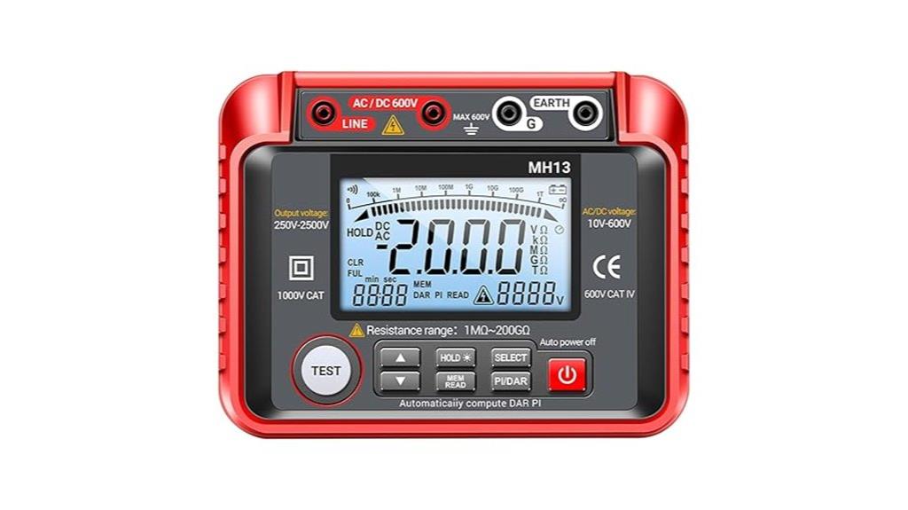 digital insulation resistance tester