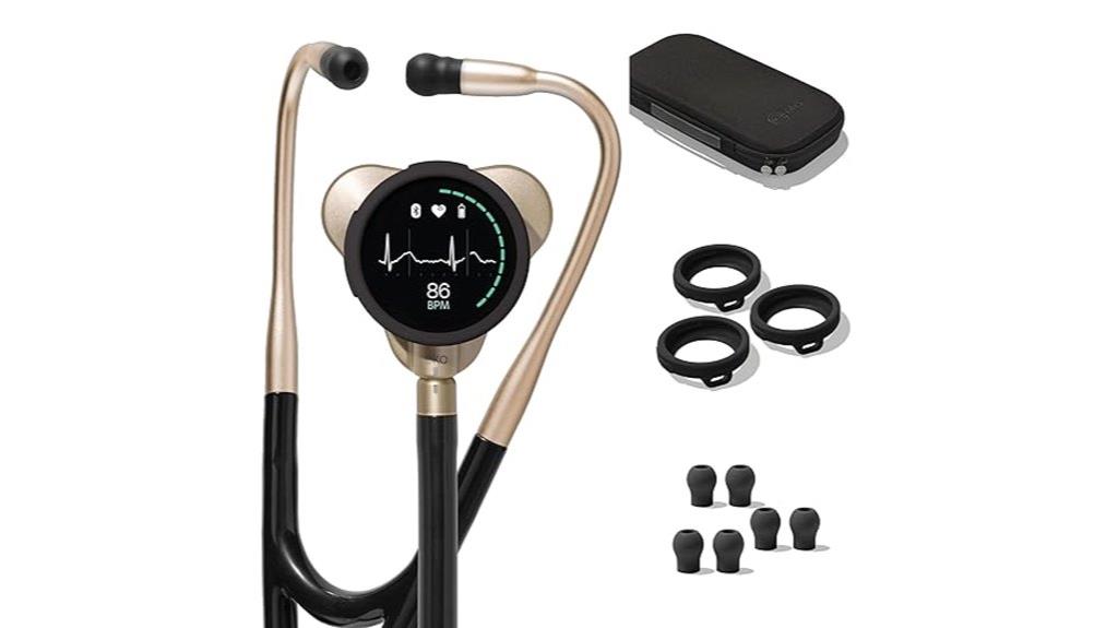 digital stethoscope with accessories
