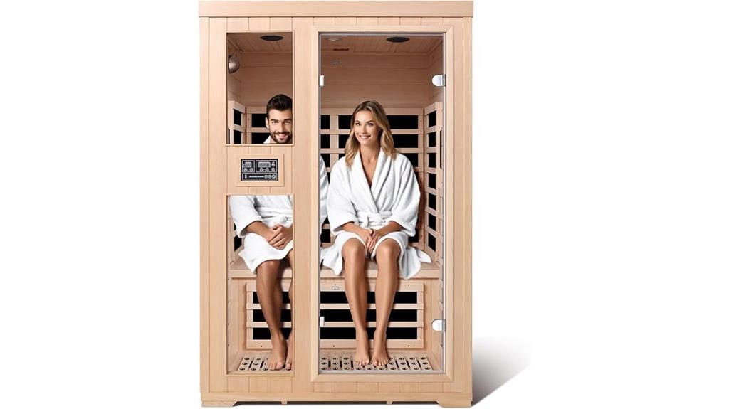 dual person infrared sauna