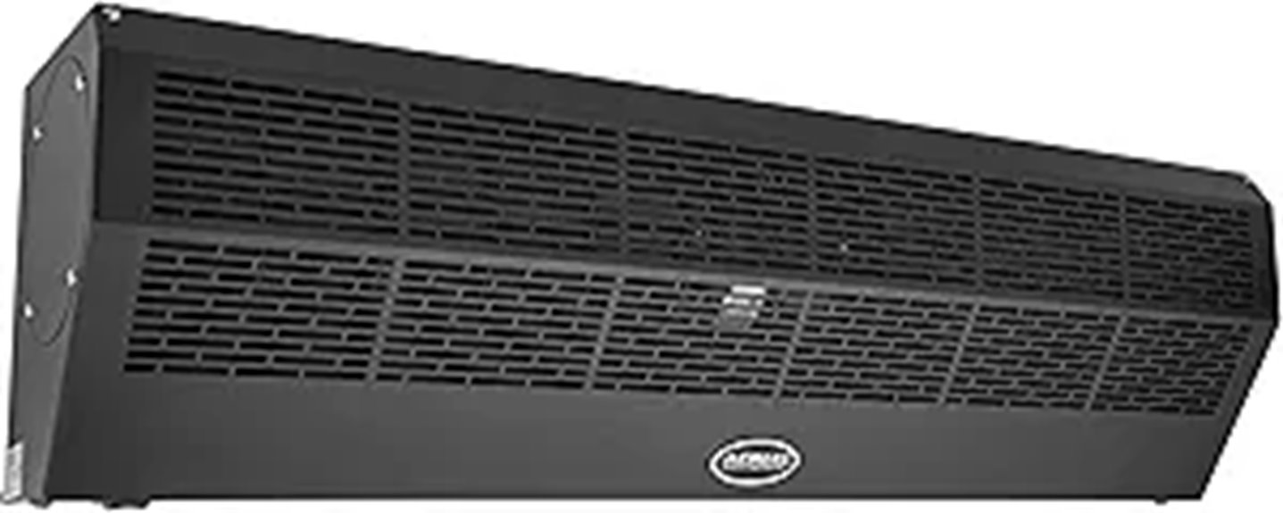 durasteel wall mounted air curtains