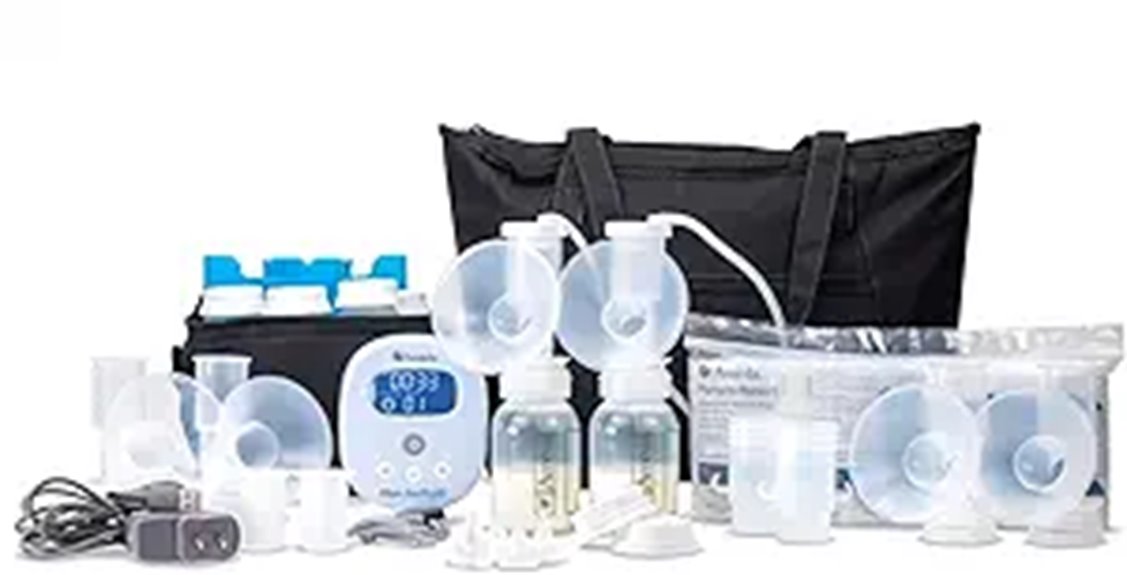 electric breast pump kit