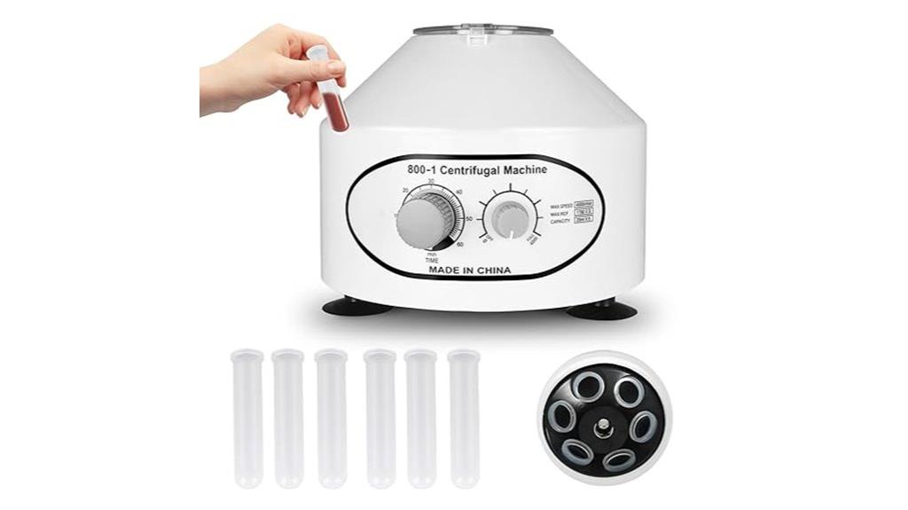 electric centrifuge with controls