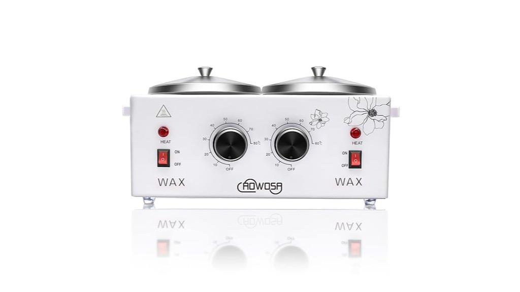 electric double wax warmer