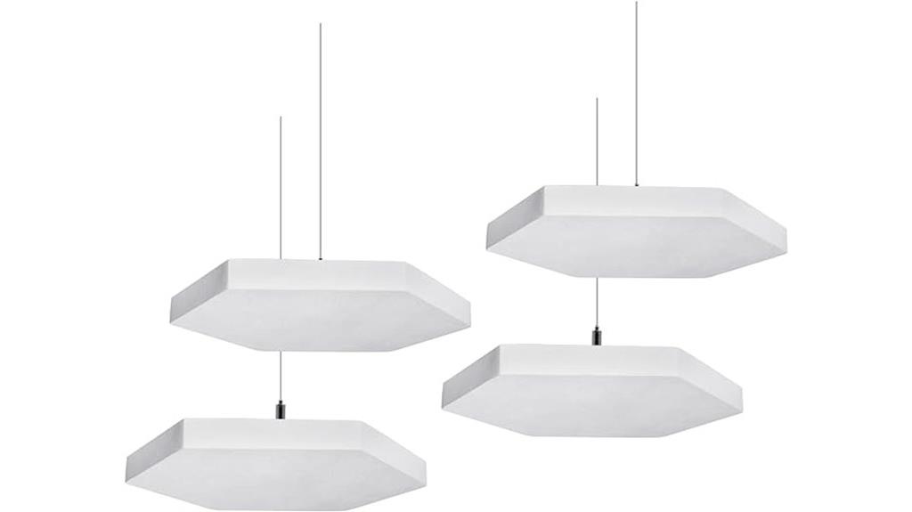 four piece ceiling panels