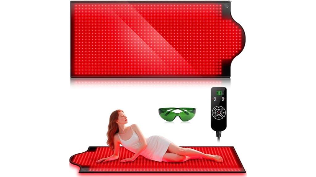 full body red light mat