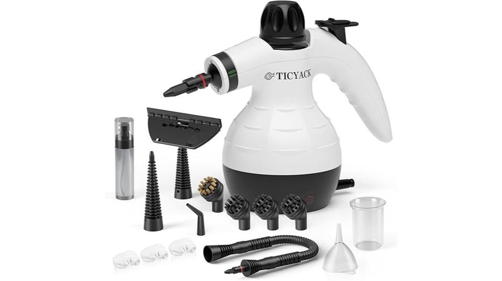 handheld steam cleaner kit