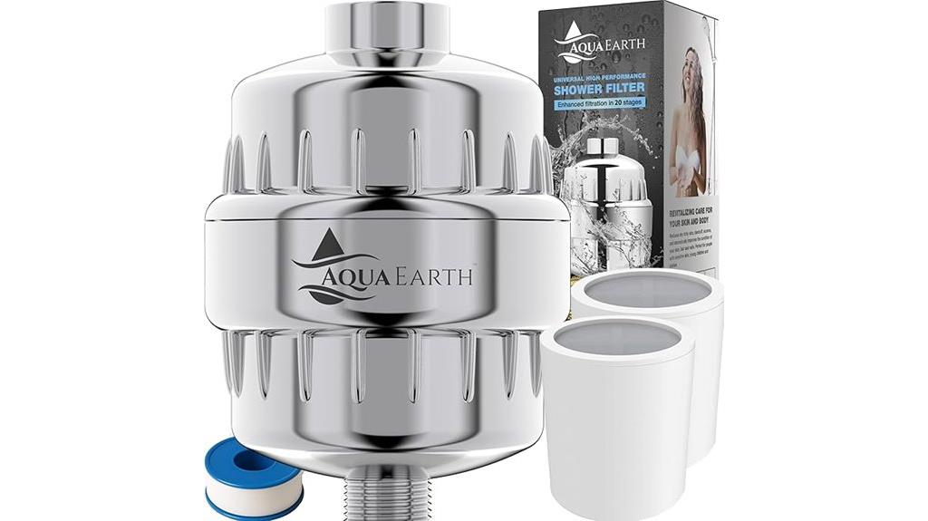 hard water shower filter