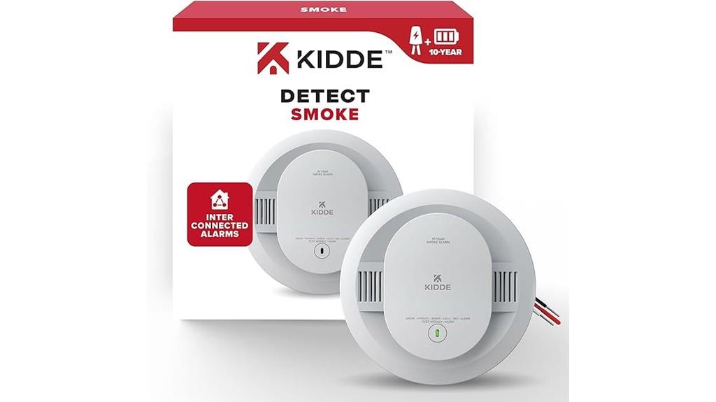 hardwired smoke detector with backup
