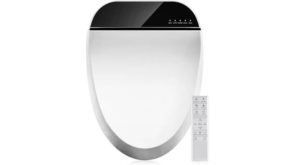 heated bidet with remote
