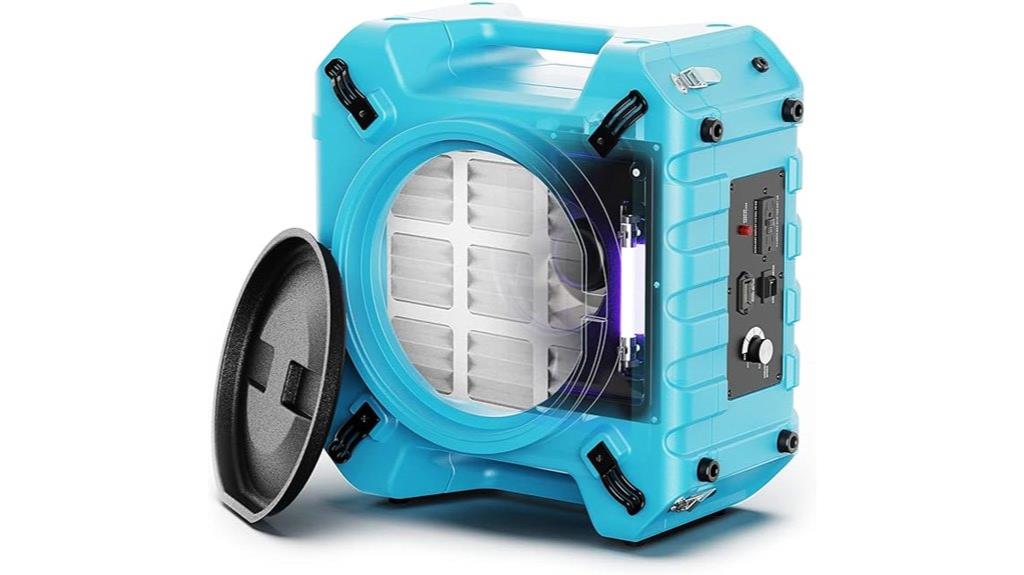 hepa uv c air scrubber