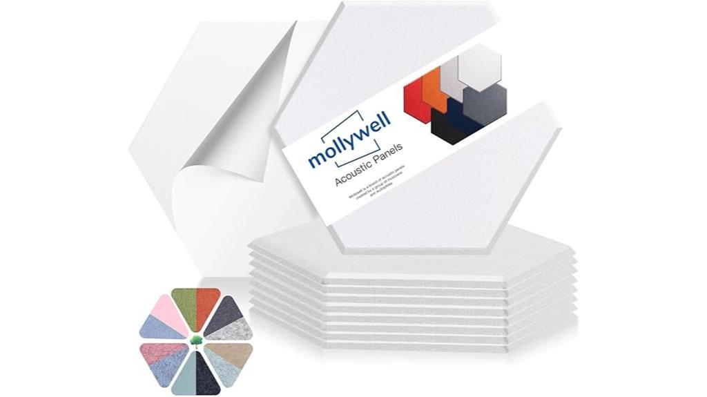 hexagonal sound absorbing panels