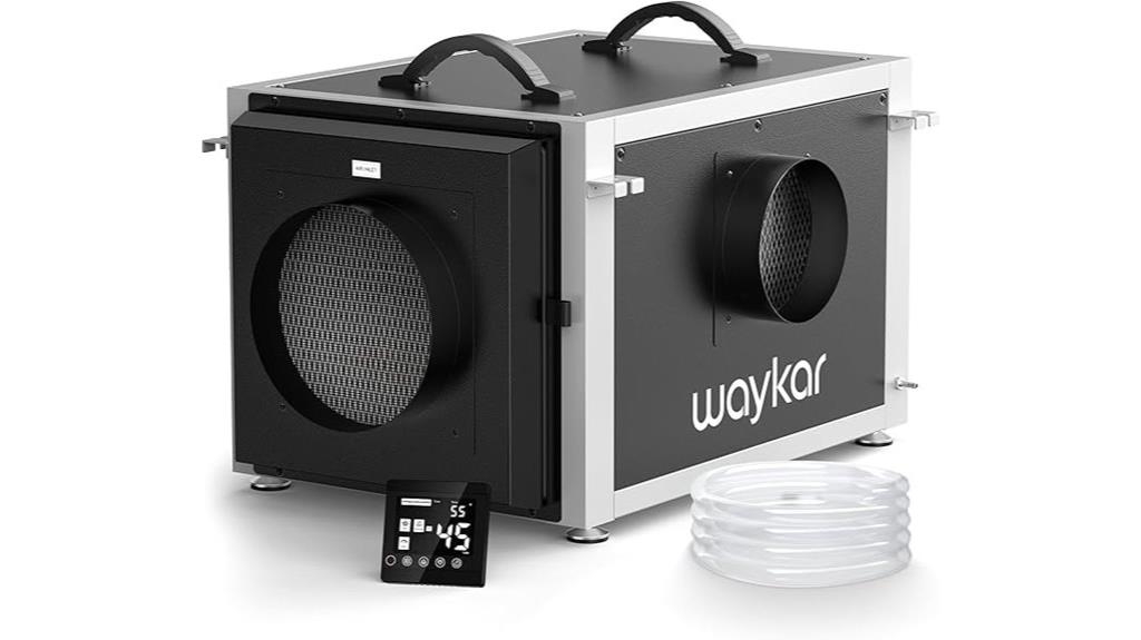 high capacity crawl space dehumidifier