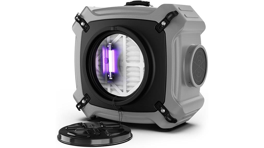 high capacity uv c air purifier