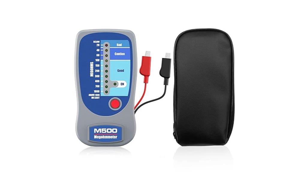 high resistance insulation testing