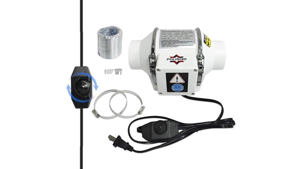 high speed 3 inch duct fan