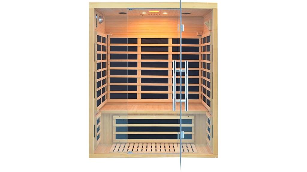 indoor infrared sauna with bluetooth