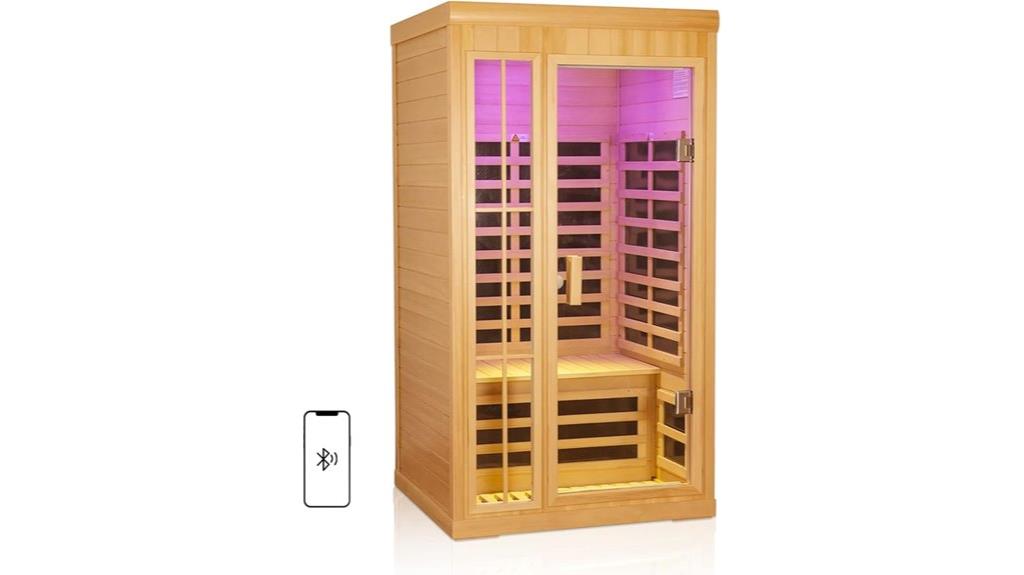 infrared sauna with app