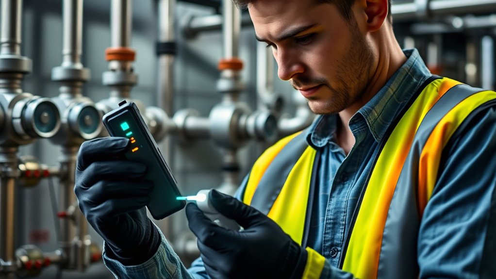 key gas detector features