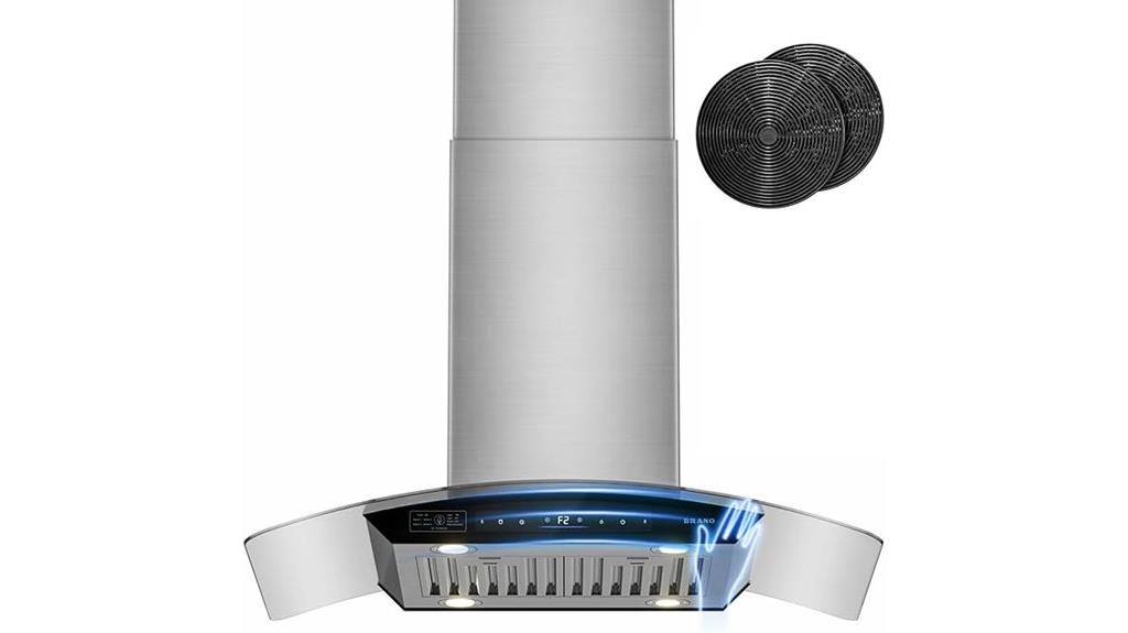 large 36 inch range hood