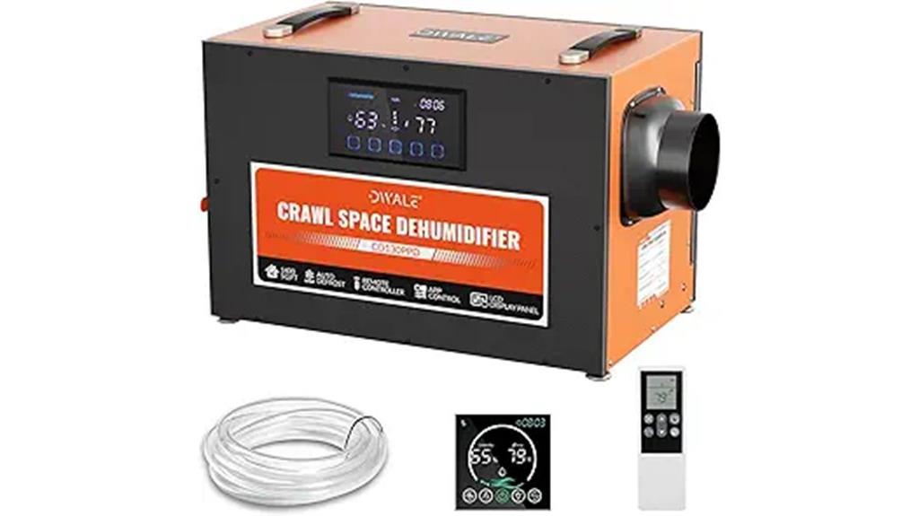 large capacity dehumidifier with pump