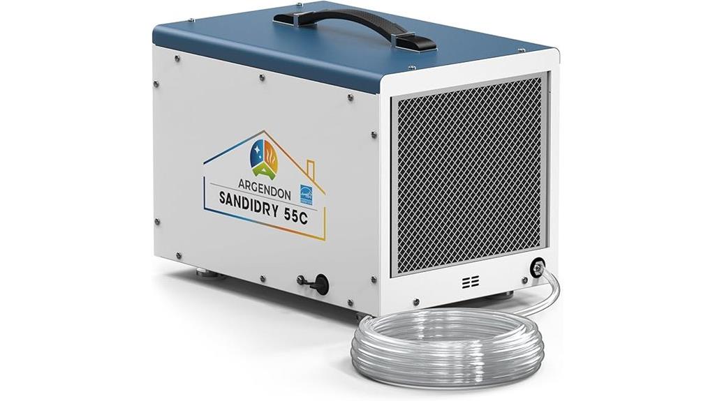 large space dehumidifier with pump