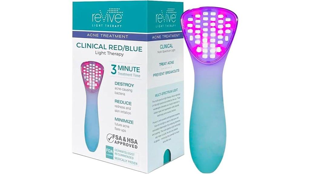 led acne treatment device
