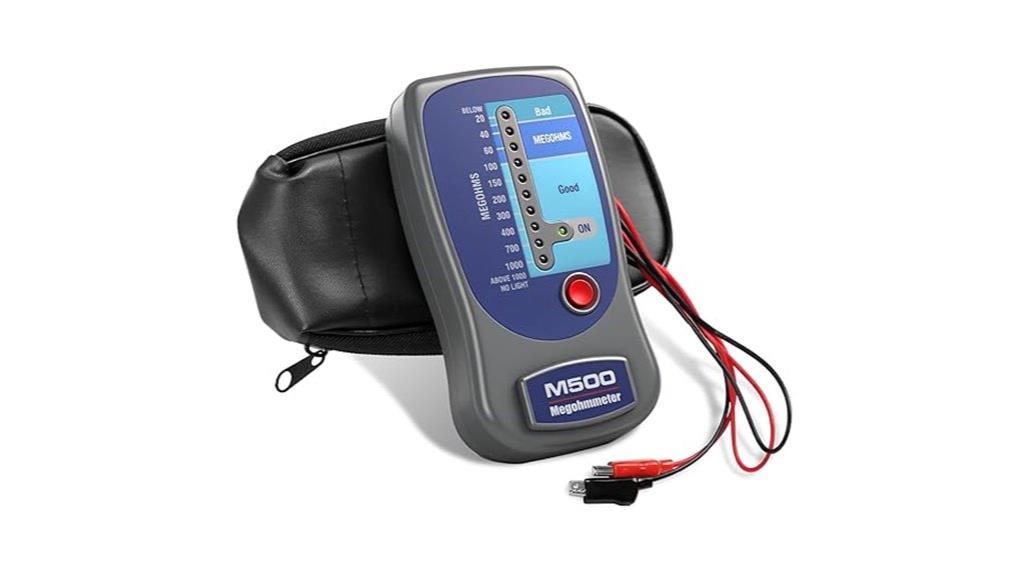 megohmmeter for insulation testing
