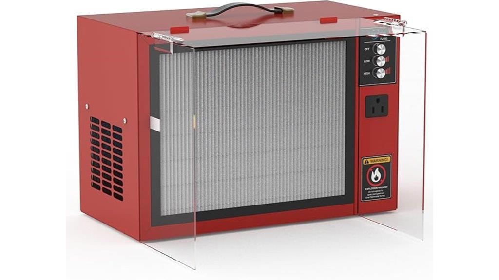 mobile dust and air filter