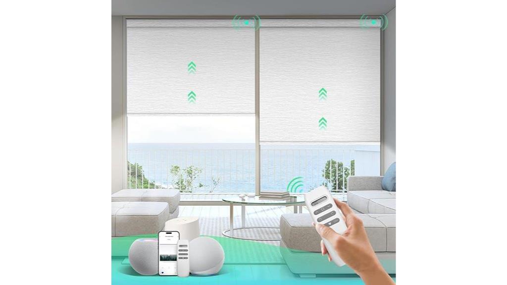 motorized remote blackout blinds