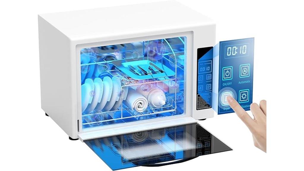 nail cleaner with sterilizer