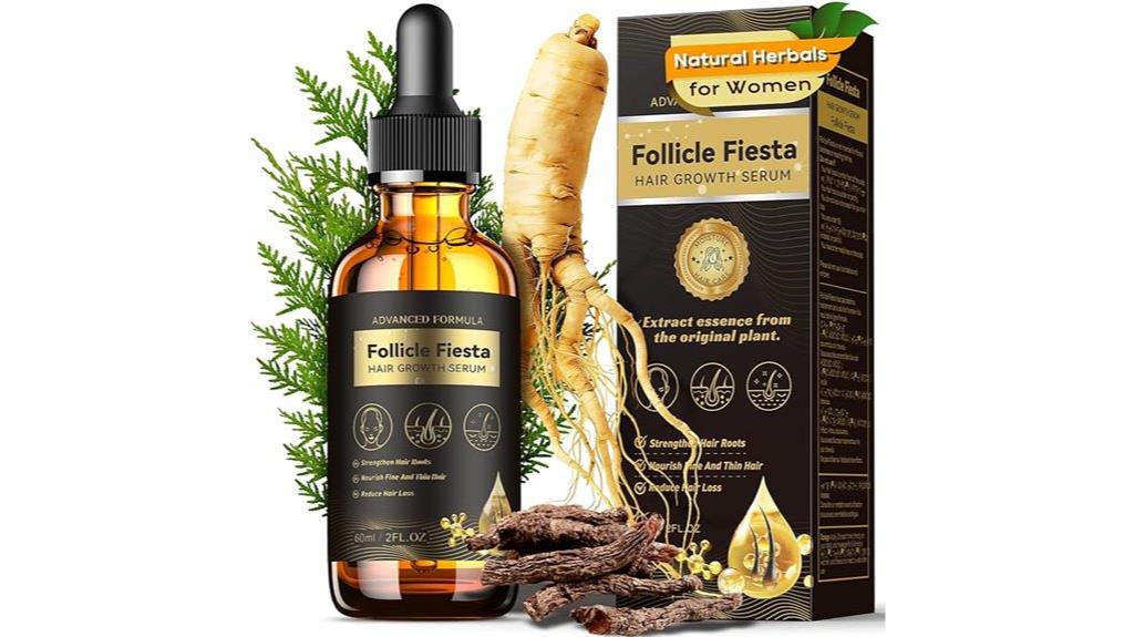 natural plant based hair serum