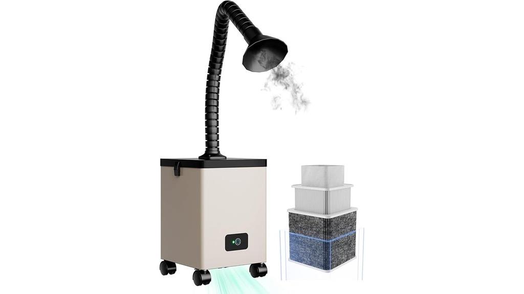 omtech xf 180 fume extractor