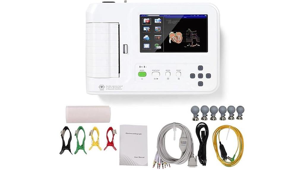 portable 12 channel ecg monitor