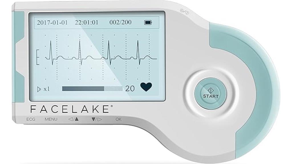 portable ecg monitor device