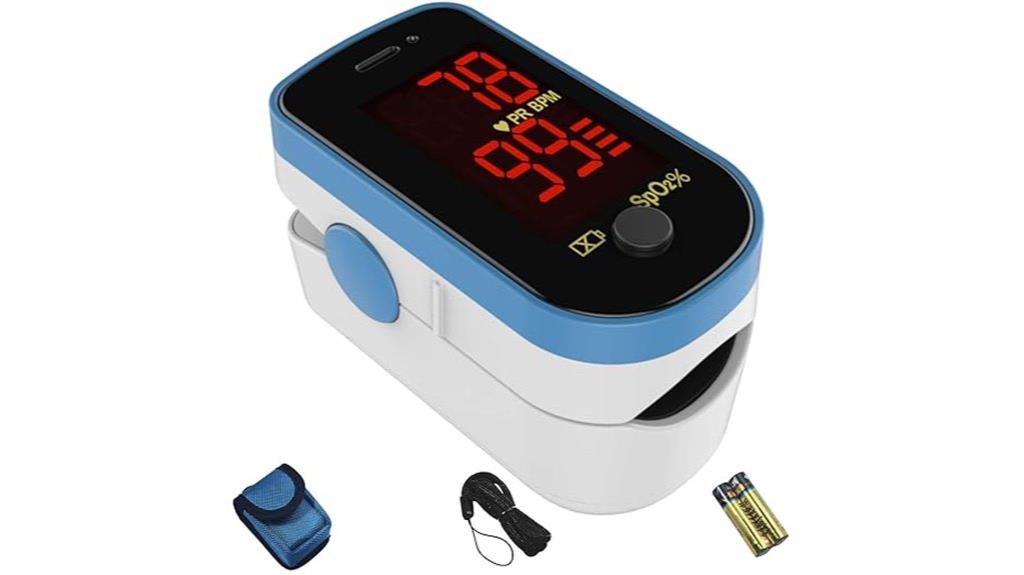 portable finger pulse oximeter
