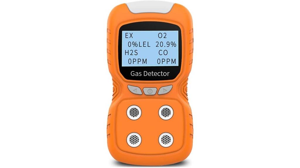 portable gas detector lcd