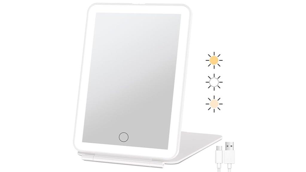 portable led makeup mirror