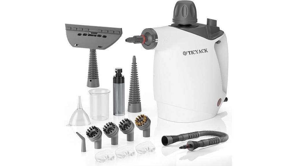 portable steam cleaner with accessories