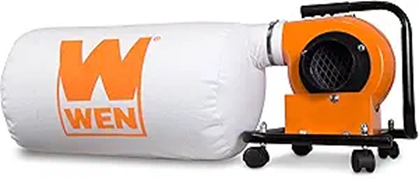 powerful 12 gallon dust collector